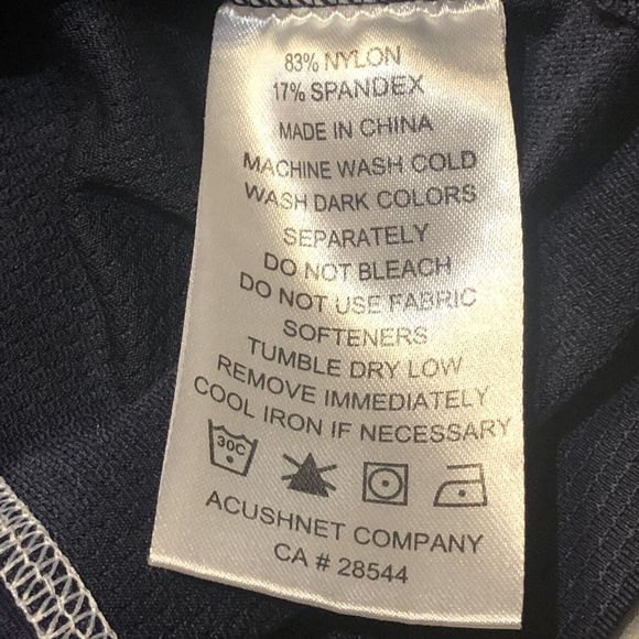 FootJoy FJ 1/4 Zip Pullover Men’s Size Large Blue Kirkbrae Country Club - Picture 7 of 7